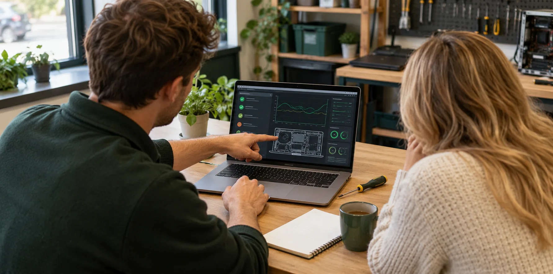 Persoonlijk advies over een laptop bij ViVa Computers Service in Eersel