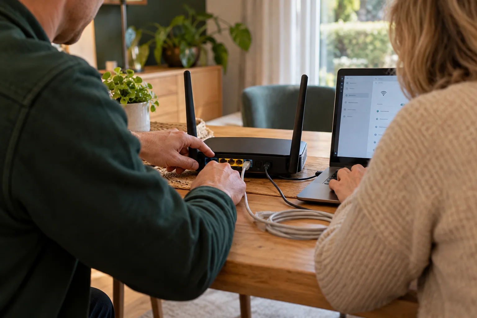 Computerhulp: thuisnetwerk instellen met een router en laptop